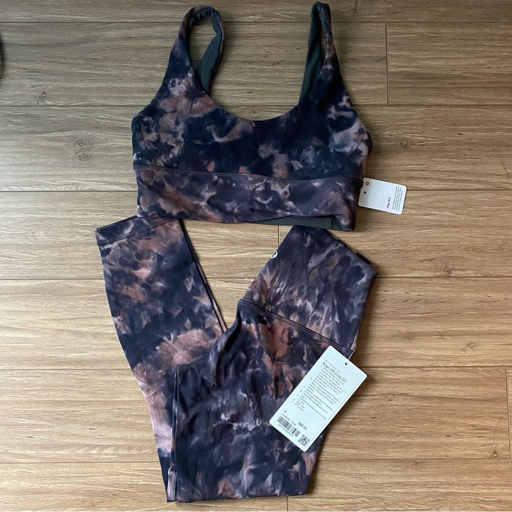 Lululemon NWT Align Sports Bra and Pant Matching Set